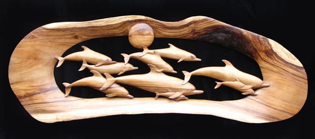 Dolphin Pod, an earlier work by Shiner Bruce Whitaker