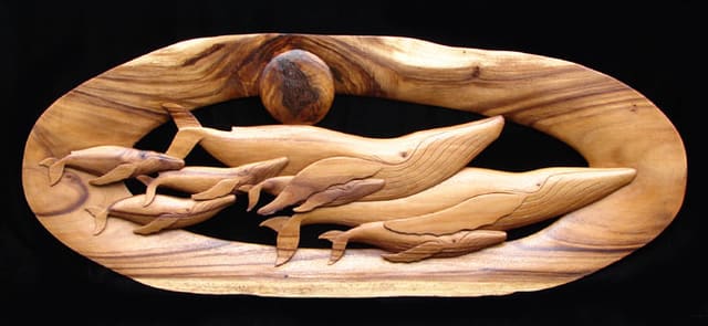 Whale Pod, 61" x 24"