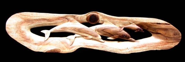 Dolphin Family, an earlier work by Shiner Bruce Whitaker