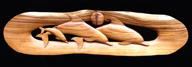 Dolphin Family, an earlier work by Shiner Bruce Whitaker