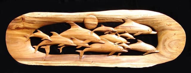 Dolphin Pod, an earlier work by Shiner Bruce Whitaker