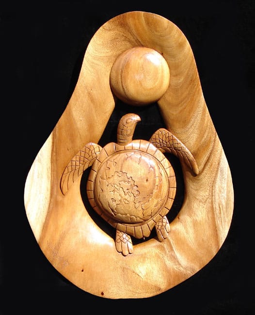 Honu World, 18" x 25"